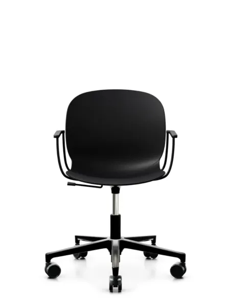 Кресло PROFIM NOOR FOOTBASE 6070 BLACK, с подлокотниками