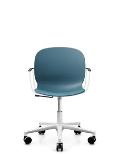 Крісло PROFIM NOOR FOOTBASE 6070 WHITE, з підлокітниками
