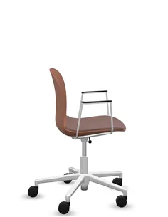 Крісло PROFIM NOOR FOOTBASE 6070S WHITE, з підлокітниками 2