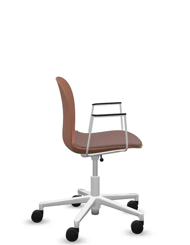 Крісло PROFIM NOOR FOOTBASE 6070S WHITE, з підлокітниками