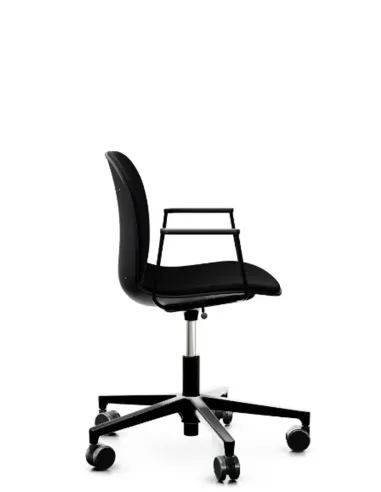 Крісло PROFIM NOOR FOOTBASE 6070SB BLACK, з підлокітниками
