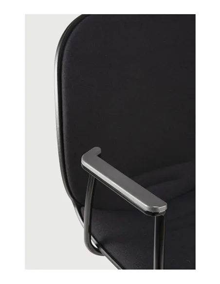Крісло PROFIM NOOR FOOTBASE 6070SB BLACK, з підлокітниками