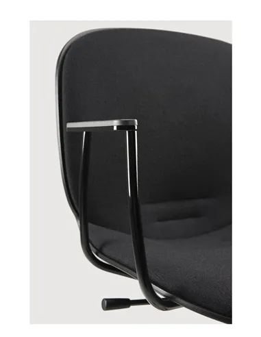 Крісло PROFIM NOOR FOOTBASE 6070SB BLACK, з підлокітниками