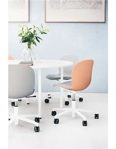 Крісло PROFIM NOOR FOOTBASE 6070SB WHITE, з підлокітниками