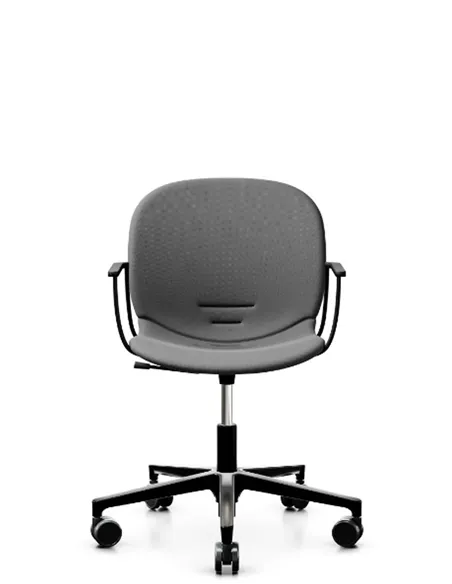 Кресло PROFIM NOOR FOOTBASE 6070F BLACK, с подлокотниками