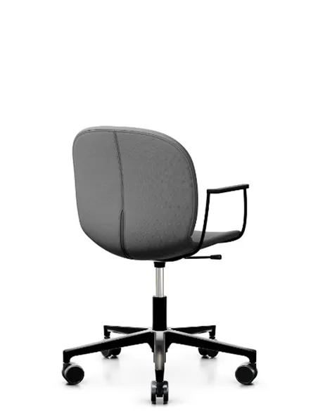 Кресло PROFIM NOOR FOOTBASE 6070F BLACK, с подлокотниками