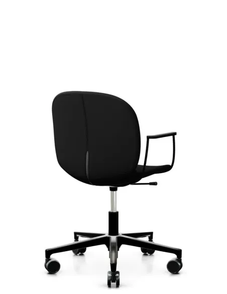 Кресло PROFIM NOOR FOOTBASE 6070F BLACK, с подлокотниками