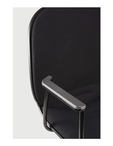 Кресло PROFIM NOOR FOOTBASE 6070F BLACK, с подлокотниками