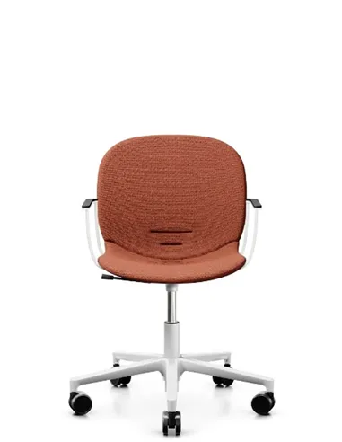 Кресло PROFIM NOOR FOOTBASE 6070F WHITE, с подлокотниками