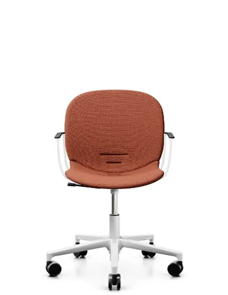 Кресло PROFIM NOOR FOOTBASE 6070F WHITE, с подлокотниками