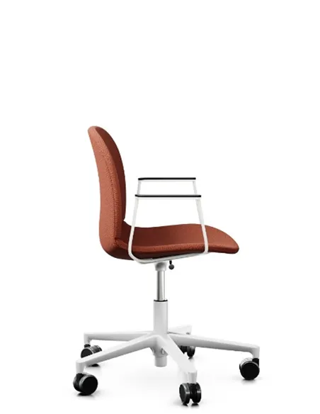 Кресло PROFIM NOOR FOOTBASE 6070F WHITE, с подлокотниками
