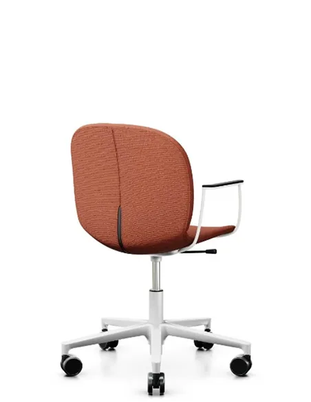 Кресло PROFIM NOOR FOOTBASE 6070F WHITE, с подлокотниками