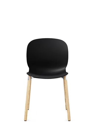 Крісло PROFIM NOOR WOODEN LEGS 6080 GRAPHITE, NATURAL ASH