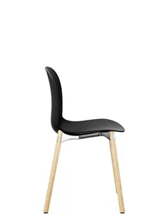 Крісло PROFIM NOOR WOODEN LEGS 6080 GRAPHITE, NATURAL ASH 2