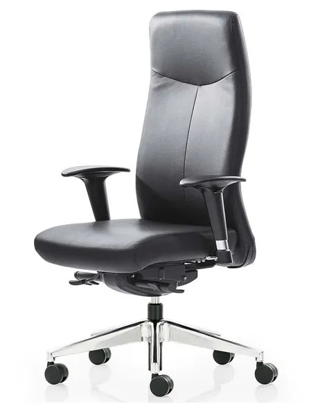 Кресло ROVO XL 5910A для руководителя, кожаное