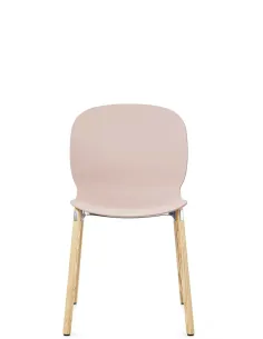 Крісло PROFIM NOOR WOODEN LEGS 6080 ROSE, NATURAL ASH
