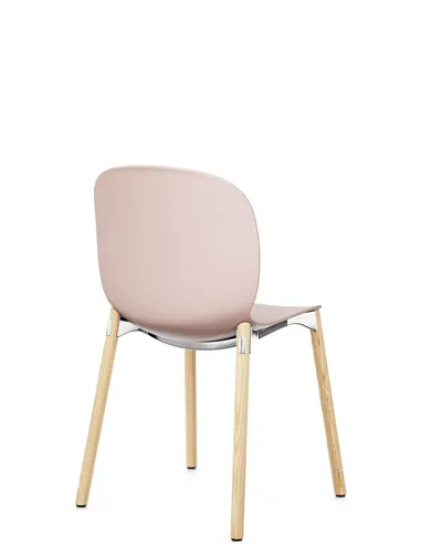 Крісло PROFIM NOOR WOODEN LEGS 6080 ROSE, NATURAL ASH