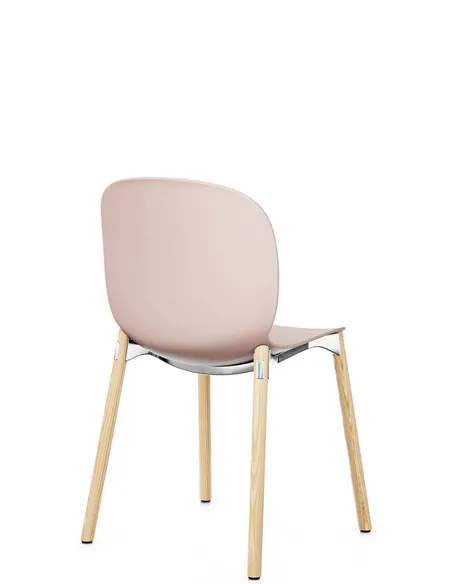 Крісло PROFIM NOOR WOODEN LEGS 6080 ROSE, NATURAL ASH