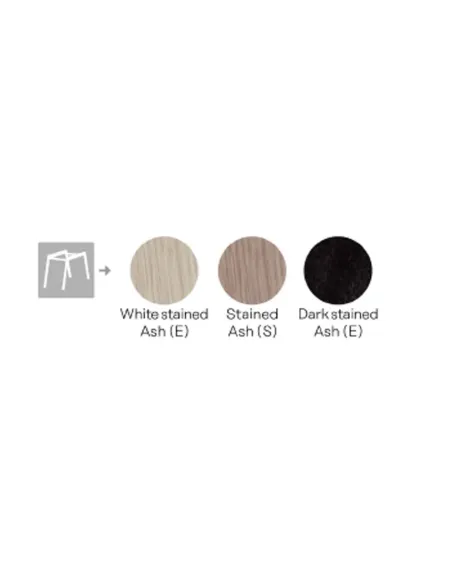 Крісло PROFIM NOOR WOODEN LEGS 6080 ROSE, NATURAL ASH