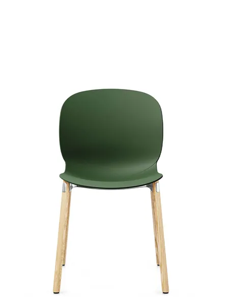 Кресло PROFIM NOOR WOODEN LEGS 6080 FOREST, NATURAL ASH