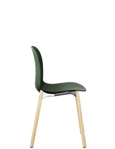 Крісло PROFIM NOOR WOODEN LEGS 6080 FOREST, NATURAL ASH 2