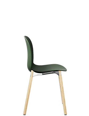 Кресло PROFIM NOOR WOODEN LEGS 6080 FOREST, NATURAL ASH