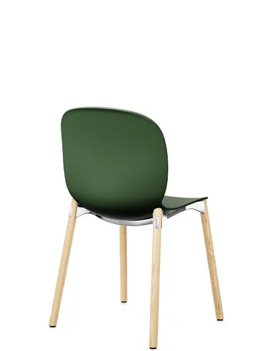 Кресло PROFIM NOOR WOODEN LEGS 6080 FOREST, NATURAL ASH