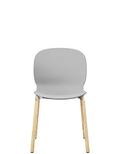 Крісло PROFIM NOOR WOODEN LEGS 6080 MISTY GREY, NATURAL ASH