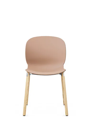 Крісло PROFIM NOOR WOODEN LEGS 6080 CORAL, NATURAL ASH