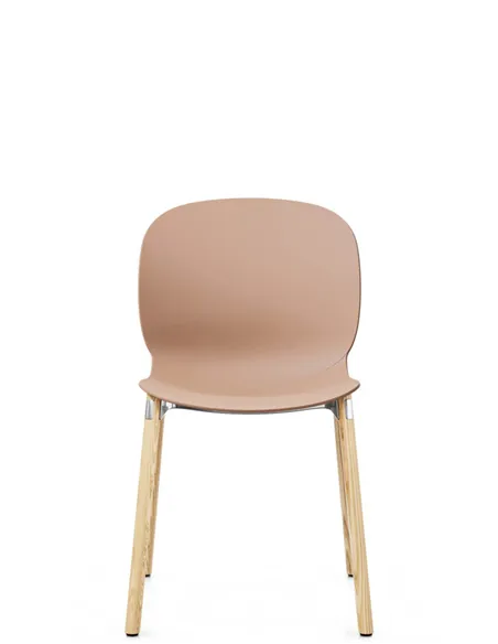 Крісло PROFIM NOOR WOODEN LEGS 6080 CORAL, NATURAL ASH