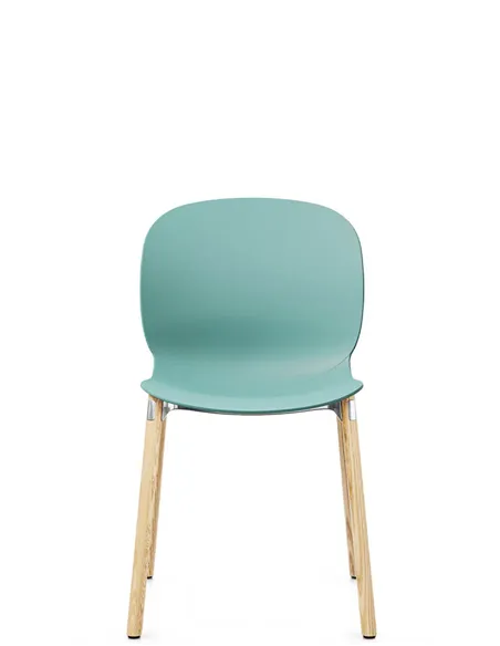Крісло PROFIM NOOR WOODEN LEGS 6080 SEA GREEN, NATURAL ASH