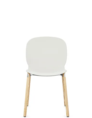 Крісло PROFIM NOOR WOODEN LEGS 6080 VANILLA, NATURAL ASH
