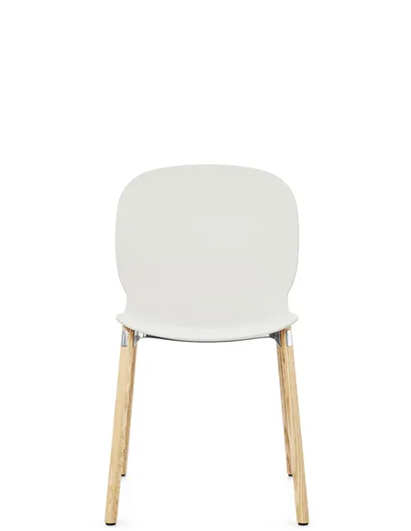 Крісло PROFIM NOOR WOODEN LEGS 6080 VANILLA, NATURAL ASH