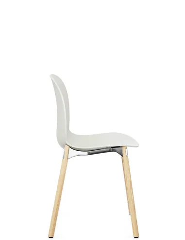 Крісло PROFIM NOOR WOODEN LEGS 6080 VANILLA, NATURAL ASH
