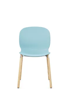 Крісло PROFIM NOOR WOODEN LEGS 6080 SKY, NATURAL ASH