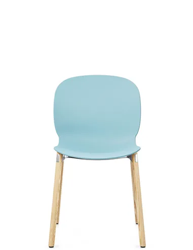 Крісло PROFIM NOOR WOODEN LEGS 6080 SKY, NATURAL ASH