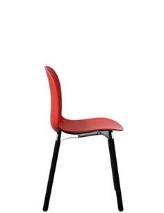 Крісло PROFIM NOOR WOODEN LEGS 6080 POPPY, DARK ASH 2