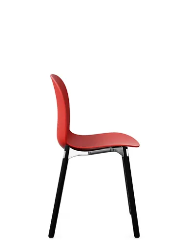 Крісло PROFIM NOOR WOODEN LEGS 6080 POPPY, DARK ASH