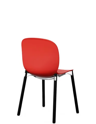 Крісло PROFIM NOOR WOODEN LEGS 6080 POPPY, DARK ASH