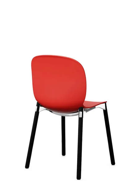 Крісло PROFIM NOOR WOODEN LEGS 6080 POPPY, DARK ASH