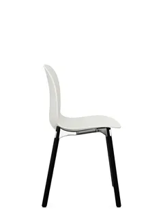 Крісло PROFIM NOOR WOODEN LEGS 6080 VANILLA, DARK ASH 2