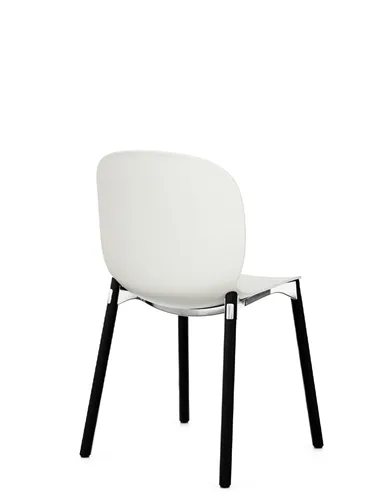 Крісло PROFIM NOOR WOODEN LEGS 6080 VANILLA, DARK ASH