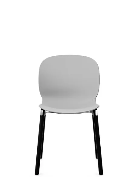 Крісло PROFIM NOOR WOODEN LEGS 6080 MISTY GREY, DARK ASH