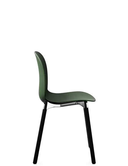 Крісло PROFIM NOOR WOODEN LEGS 6080 FOREST, DARK ASH