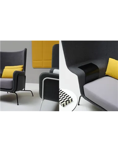 Звукопоглощающее кресло QUINTI SEDUTE HIP LOUNGE