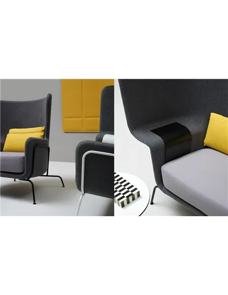 Звукопоглощающее кресло QUINTI SEDUTE HIP LOUNGE