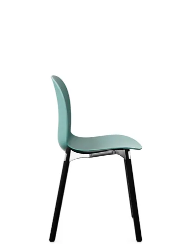 Крісло PROFIM NOOR WOODEN LEGS 6080 SEA GREEN, DARK ASH
