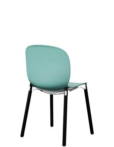 Крісло PROFIM NOOR WOODEN LEGS 6080 SEA GREEN, DARK ASH