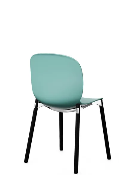 Крісло PROFIM NOOR WOODEN LEGS 6080 SEA GREEN, DARK ASH