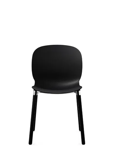 Кресло PROFIM NOOR WOODEN LEGS 6080 GRAPHITE, DARK ASH